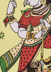 Durga - pintura de lona