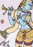 Pintura de tela de Krishna